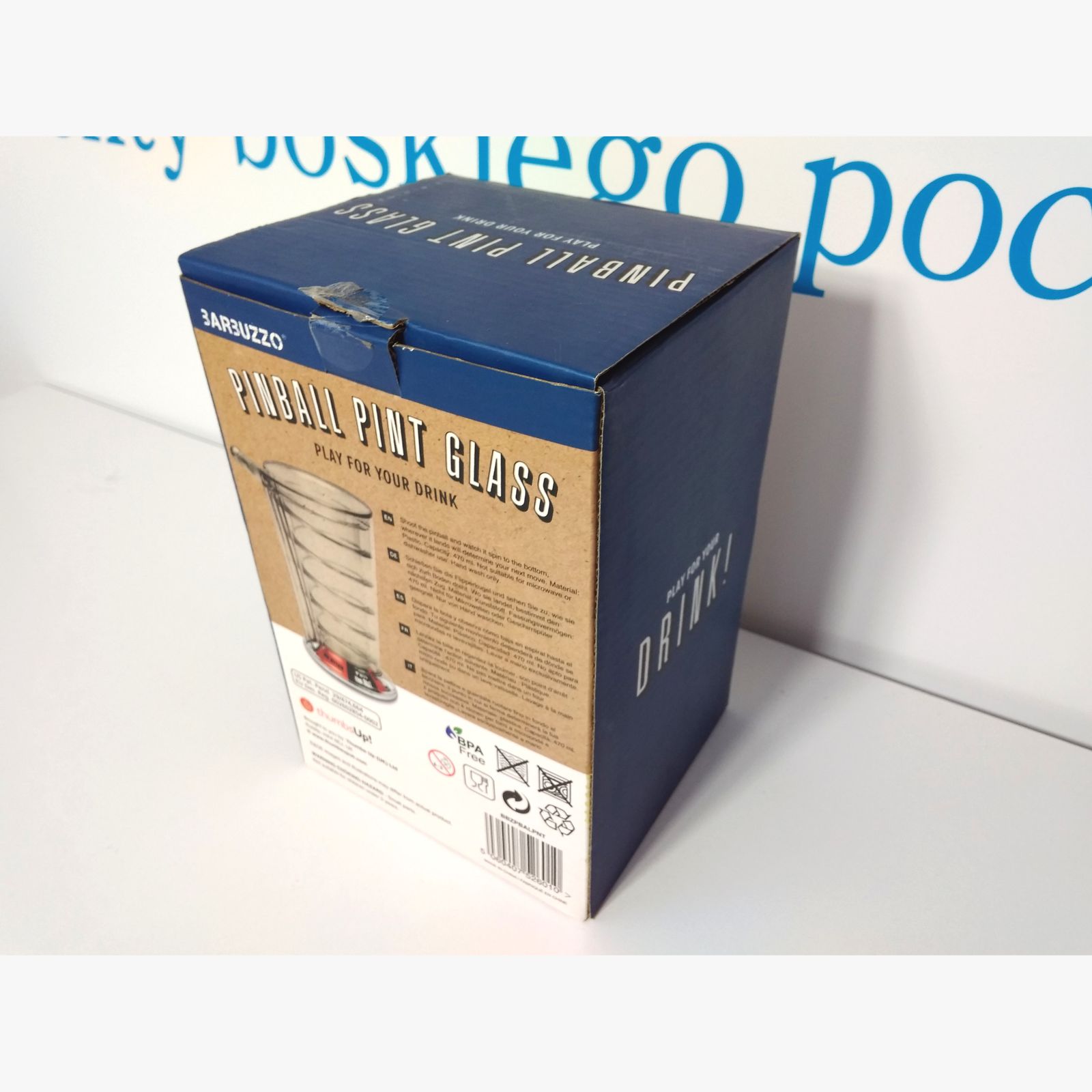 Outlet Szklanka Pinball Pint GodsToys.pl