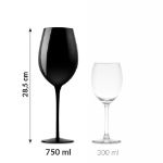 Etui na Wino z Wielkimi Kieliszkami różnice rozmiaru