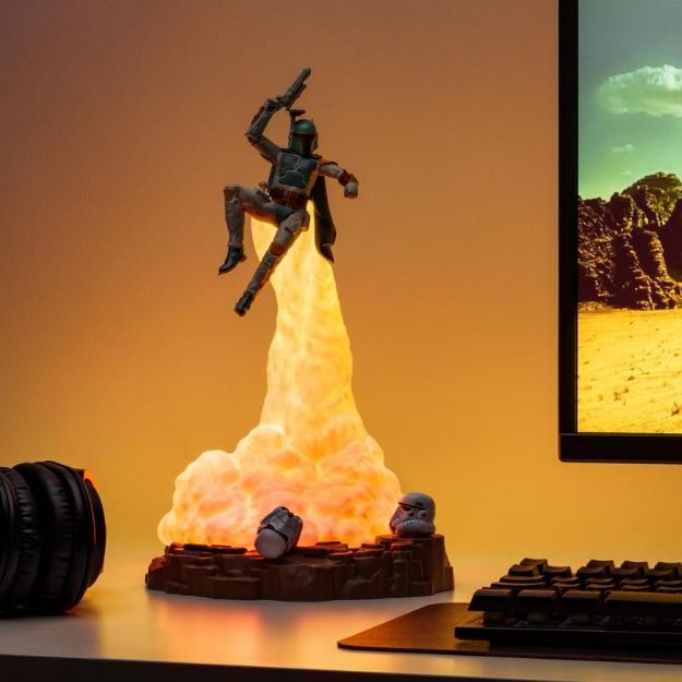 Star Wars Lampka Boba Fett Diorama 3d Premium