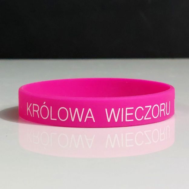 Silikonowa Opaska na Wieczór panieński Królowa Wieczoru 