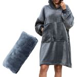 Praktyczna Bluzair Cieplutka Bluza Oversize dla kobiet z ciepłego i miłego w dotyku polaru
