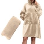 Bluza oversize z Kapturem 4w1 Bluzair hoodie blanket beżowa sklep warszawa