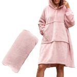 Bluza oversize z Kapturem 4w1 Bluzair hoodie blanket jasnoróżowa sklep warszawa