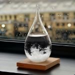 Storm Glass Barometr Chemiczny Kropla Burzowa Premium Elegancki Prezent dla Szefa