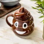 Kubek Szczęśliwej Kupy Emotikonka POO w wersji 3d śmieszny kubek z pokrywką