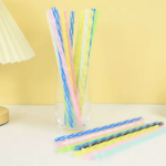 słomki imprezowe pastel mix