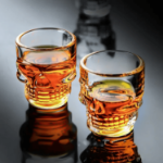 shot glass czaszka przezroczysta