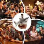 karafka 3D na whisky rekin