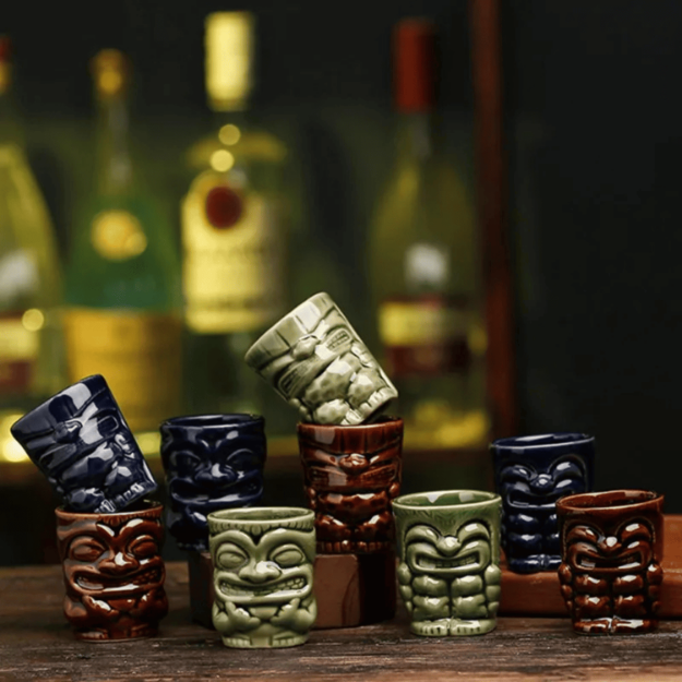 Kieliszki Tiki zestaw 9 sztuk