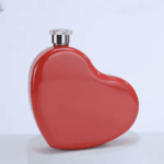 piersiówka serce 130 ml czerwona
