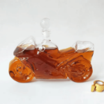 butelka w kształcie motocykla do whisky