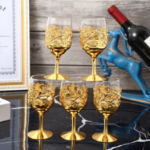 kieliszek złoty ornament retro 30 ml