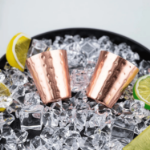 kieliszki miedziane Moscow Mule zestaw