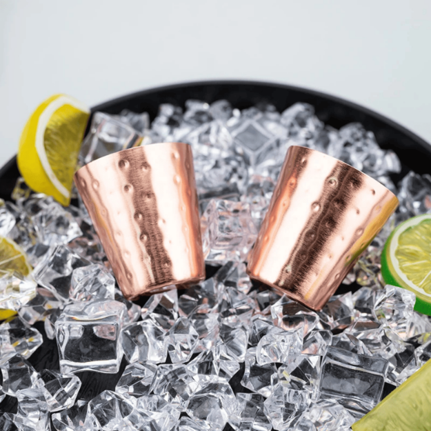 kieliszki miedziane Moscow Mule zestaw