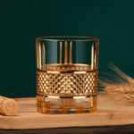 szklanka whisky złota 320 ml