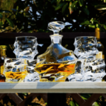 butelka na alkohol rzeźbiona