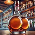 szklana butelka zabawna do alkoholu