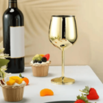 złoty kieliszek na prosecco 500 ml