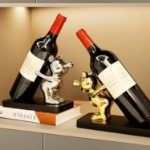 stojak na wino zabawny dekor