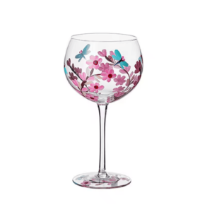 kieliszek do wina 560 ml malowany motyle