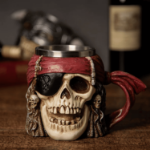 kubek czaszka pirata 600 ml z opaską