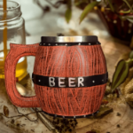 kubek beczka piwa 550 ml styl rustykalny