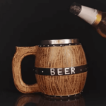 kubek beczkowaty do piwa grillowego