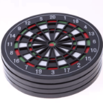 podkładki kubki tarcza dart zestaw 4 szt