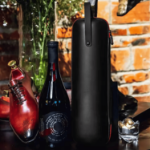 torba termiczna na wino czarna