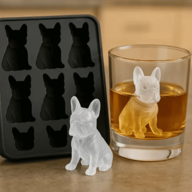 forma do lodu buldog francuski 3d