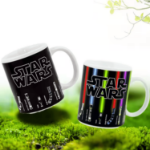 kubek star wars zmieniający kolor z mieczami