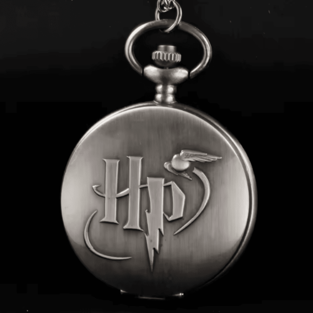 zegarek kieszonkowy Harry Potter srebrny retro