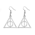 kolczyki Harry Potter Insygnia Śmierci srebrne