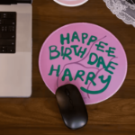 podkładka Harry Potter z napisem Happee Birthdae Harry