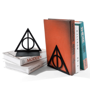 podpórki do książek Harry Potter Insygnia Śmierci czarne
