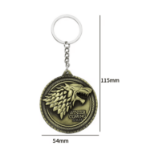 medalion stark winter is coming detal