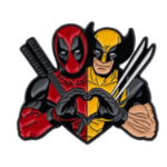 przypinka deadpool i wolverine emaliowana