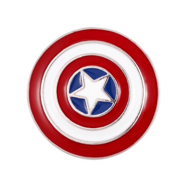 broszka captain america marvel tarcza metalowa