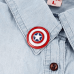 broszka captain america marvel tarcza metalowa
