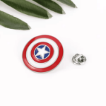 broszka captain america marvel tarcza metalowa