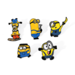 przypinki minionki zestaw 5 szt broszki