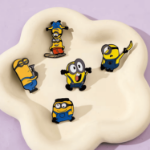 przypinki minionki zestaw 5 szt broszki