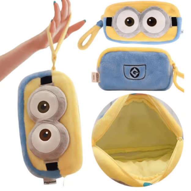 piornik minionki z zamkiem i uchwytem