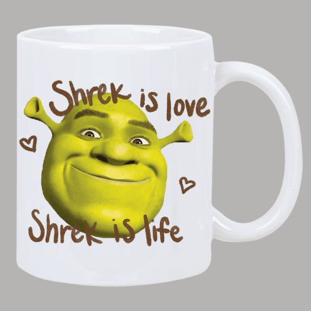 kubek shrek is love is life ceramiczny 320ml