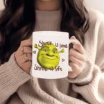 kubek shrek is love is life ceramiczny 320ml