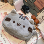 piornik pusheen pluszowy szary kot kawaii
