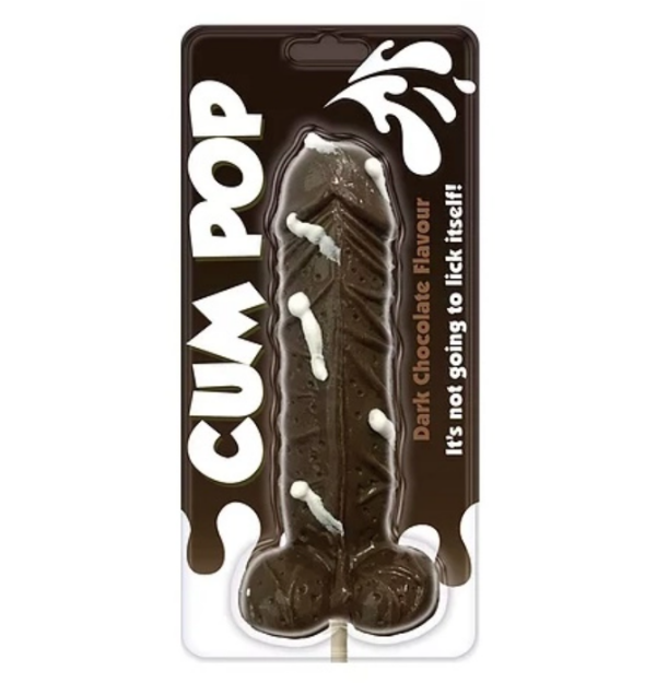 Ciemnoczekoladowy lizak penis XL