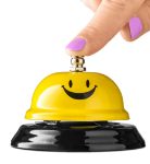 Biurkowy dzwonek na UŚMIECH