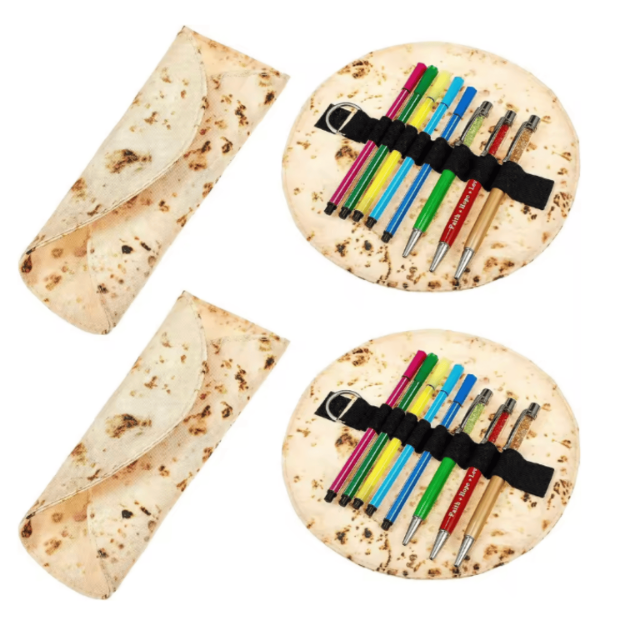 piórnik tortilla burrito roll organizer