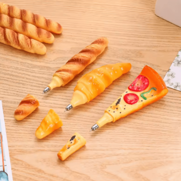 długopis croissant żelowy śmieszny
